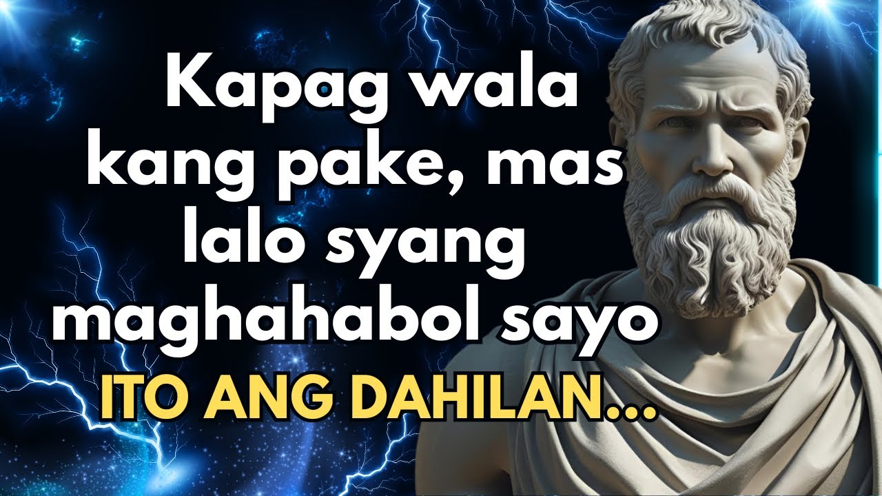 Bigla kang hindi nagparamdam, mas lalo syang naghahabol | Stoicism Tagalog