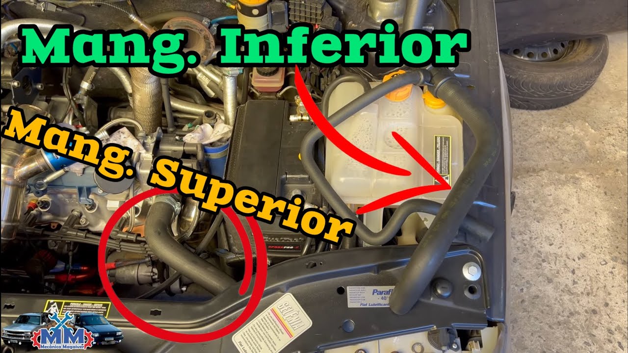 TROCA MANGUEIRAS RADIADOR FIAT TIPO