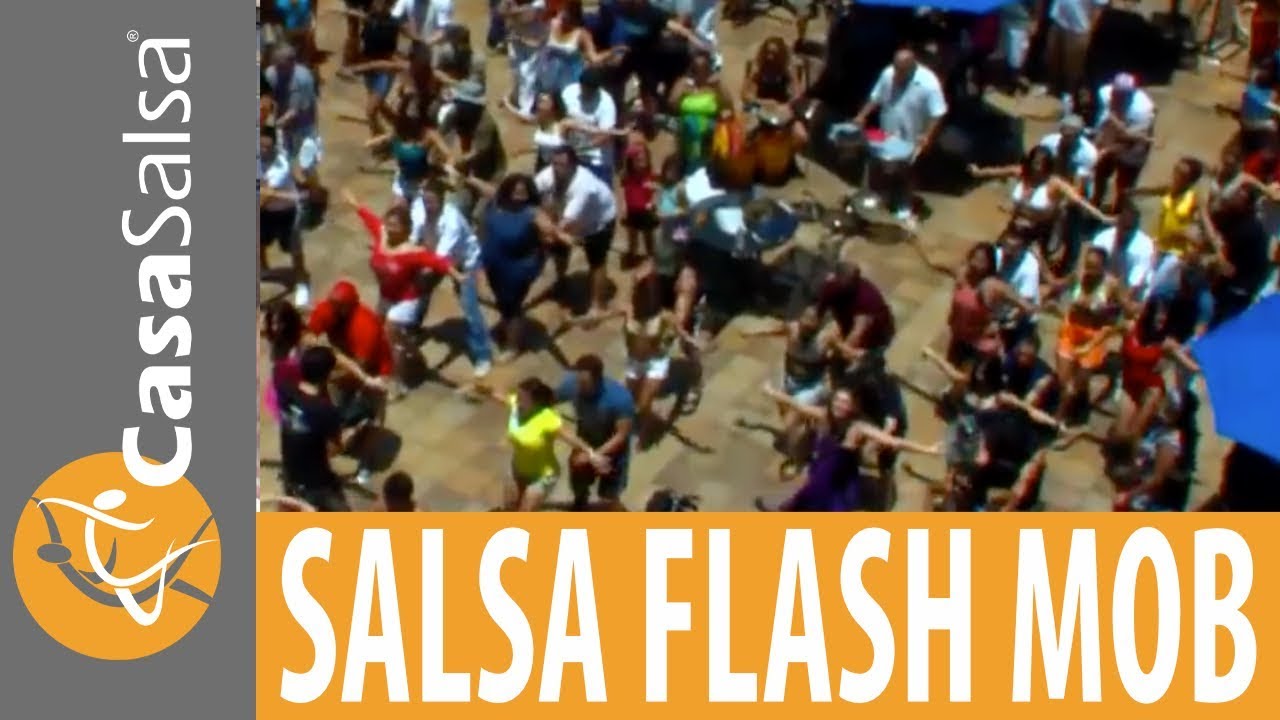 Biggest Salsa Flash Mob at Beach Place on Fort Lauderdale Beach