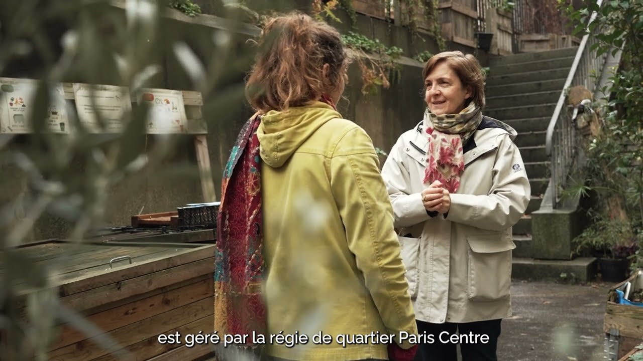 Réaménagement du P'tit Verbois, le jardin partagé de la régie de quartier Paris Centre