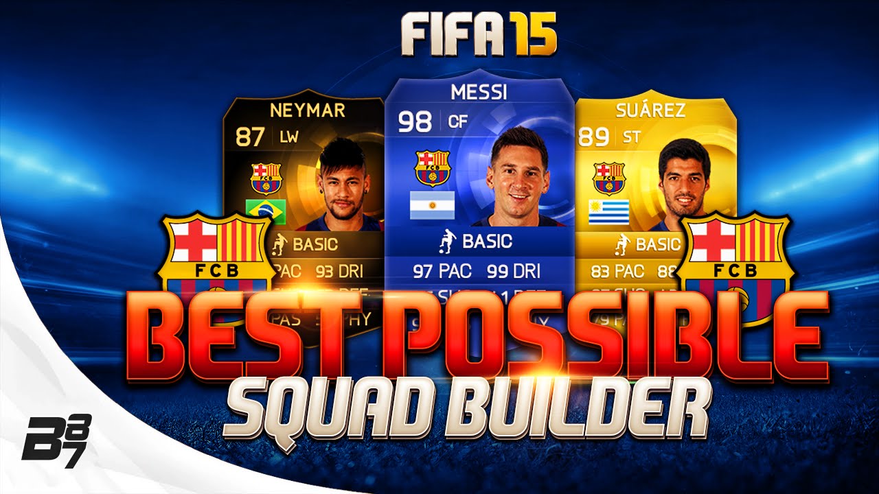 FIFA 15 | BEST POSSIBLE BARCELONA SQUAD BUILDER w/ TOTY MESSI and IF NEYMAR