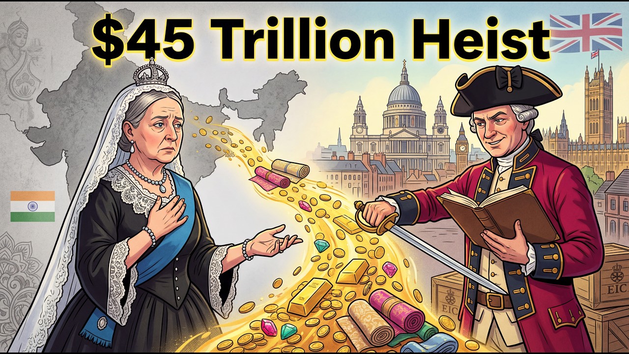 How Did Britain Drain $45 Trillion from India?