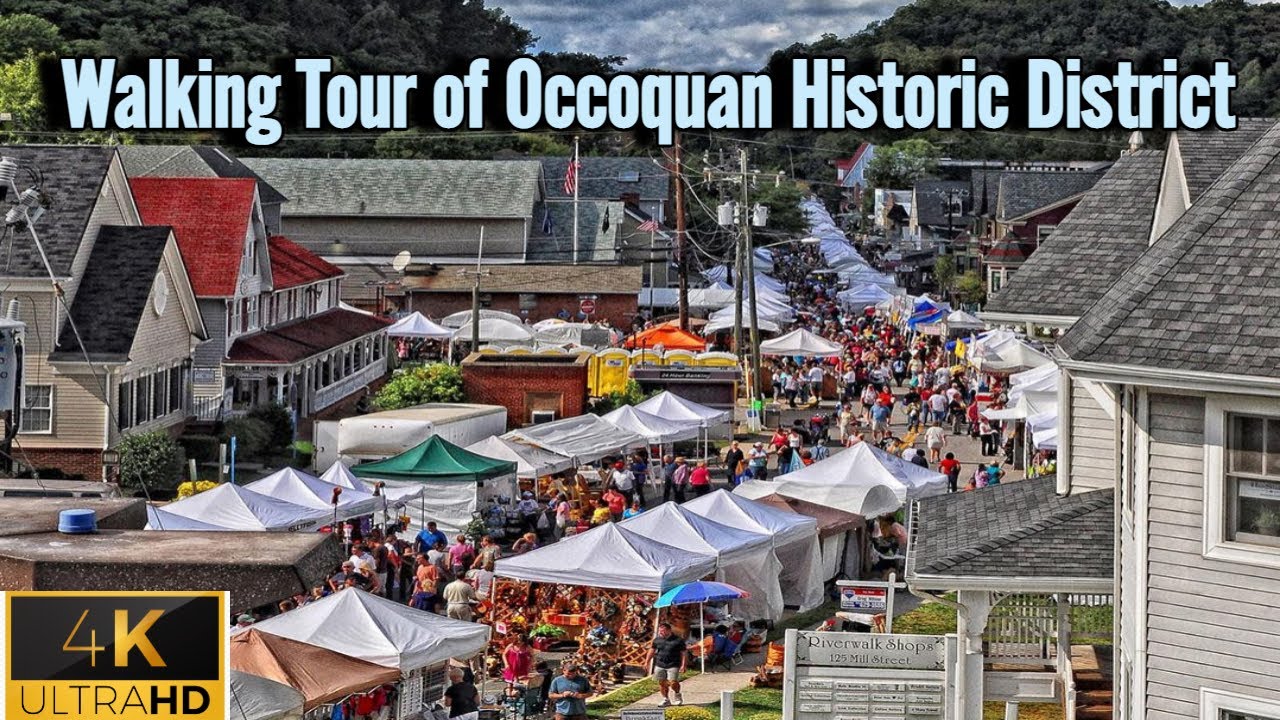 Walking Tour of Occoquan Historic District, Virginia | Explore the Rich History | 4k video