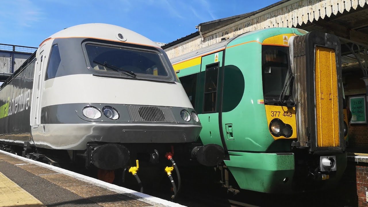 Trains at Fareham - 19 May 2022, including RailAdventure HST