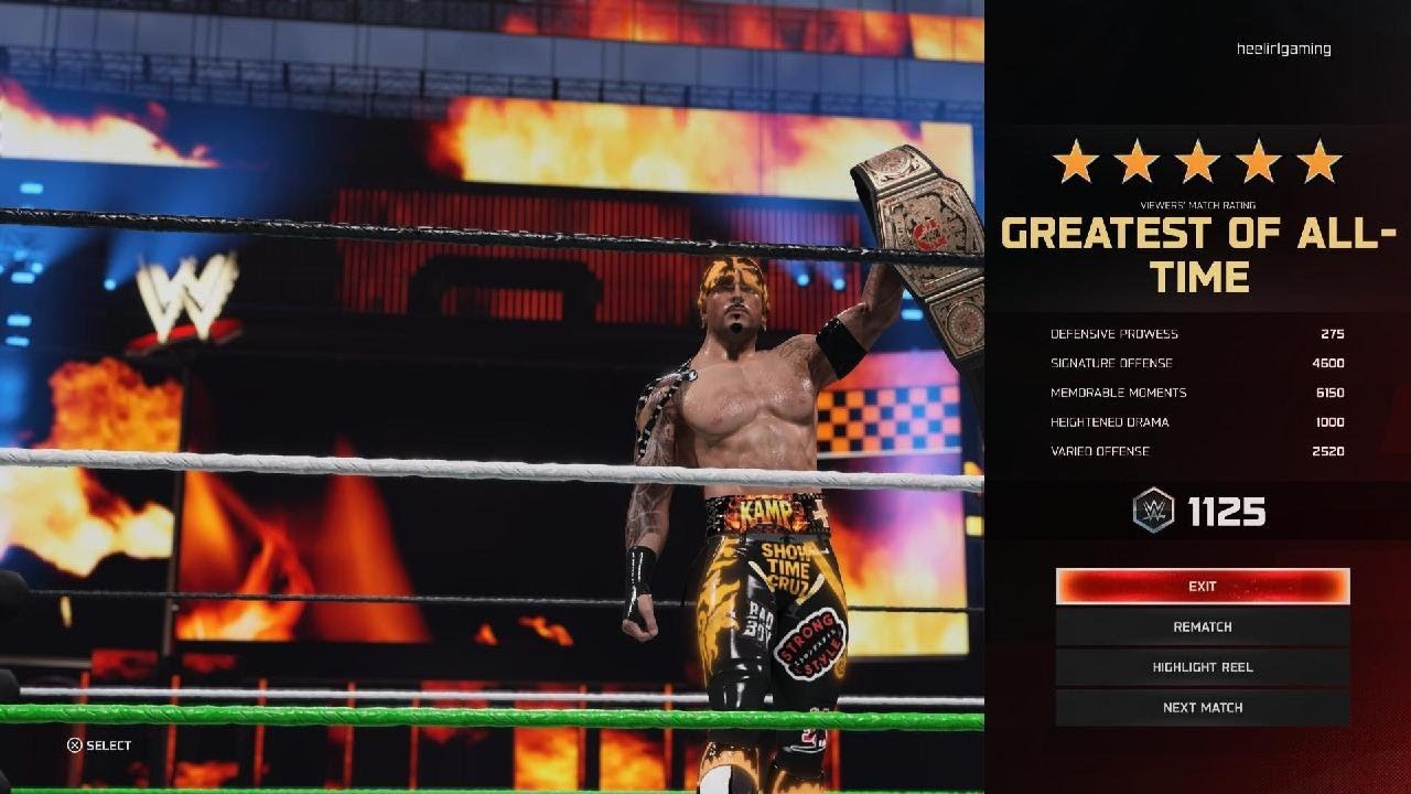 WWE 2K25 : These long time rivals know each other too well! Awesome Multiversal title match