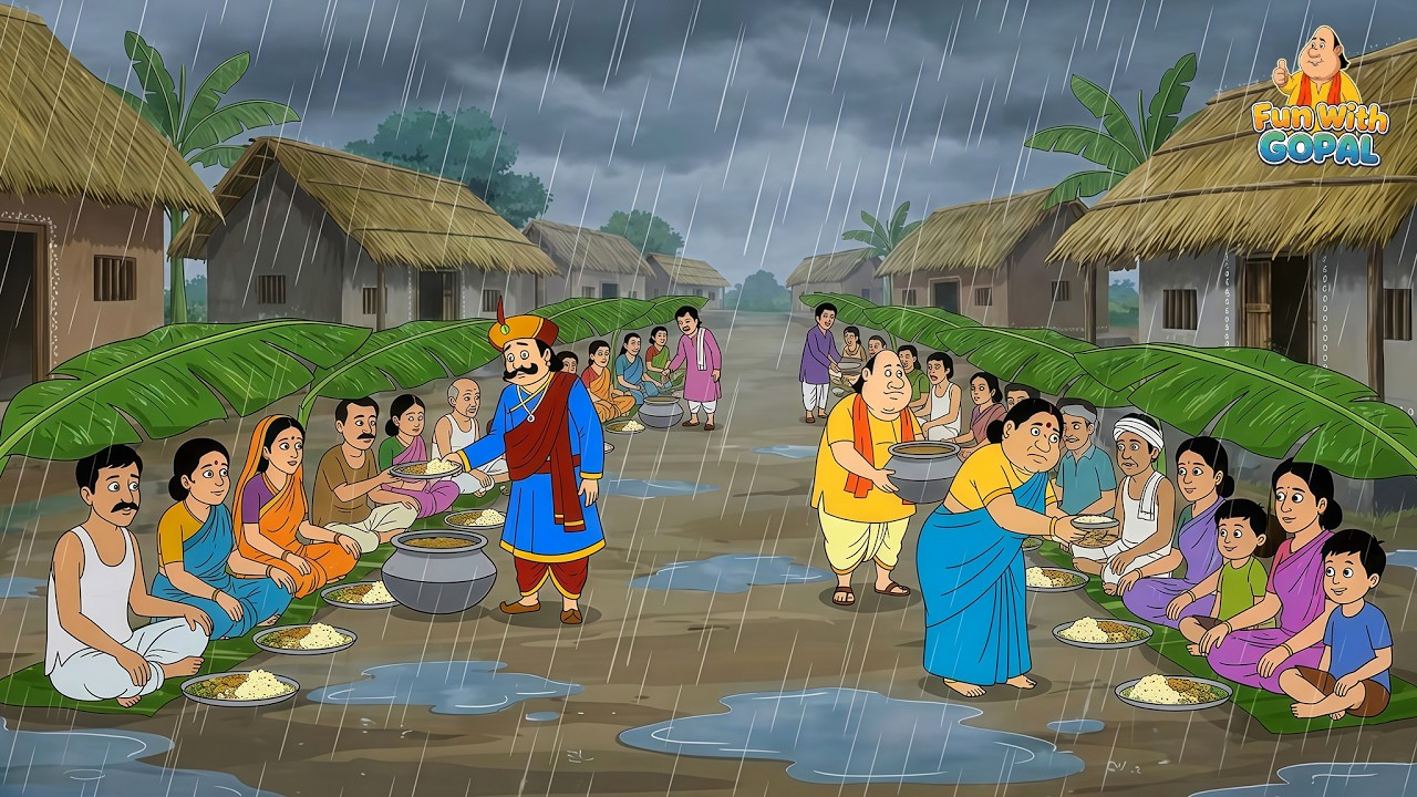 মানবতার দৃষ্টান্ত! বৃষ্টিতে গোপাল দাদা–রাজা সবাইকে খাওয়ালেন | Gopal Bhar | New Episode 2025