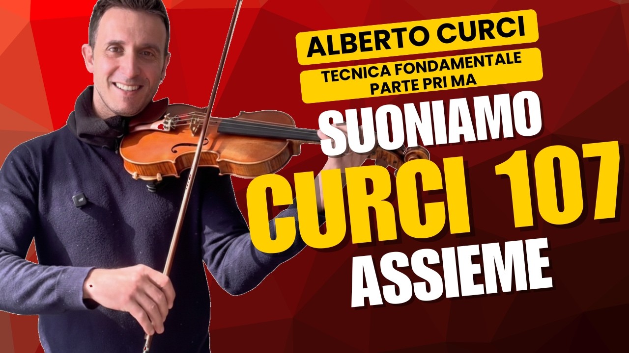 Curci Tecnica fondamentale del violino N°107