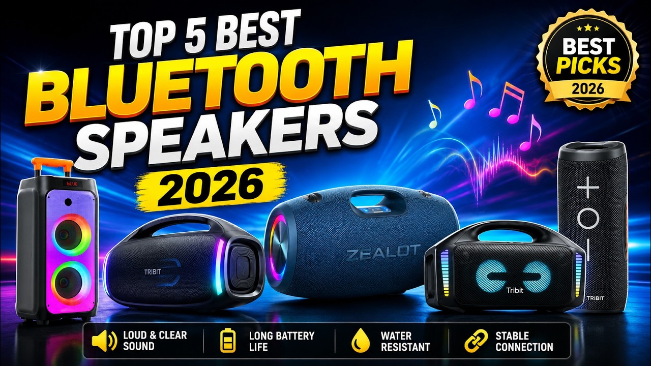 Best Bluetooth Speaker 2026 | Long Battery Life & Powerful Audio