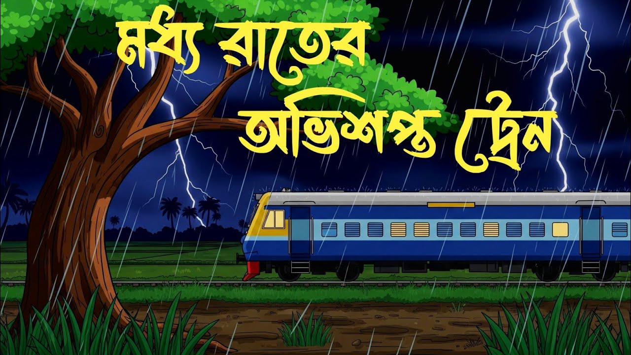 Moddho Rater Ovisopto Train | Bhuter cartoon | Bangla Bhuter Golpo