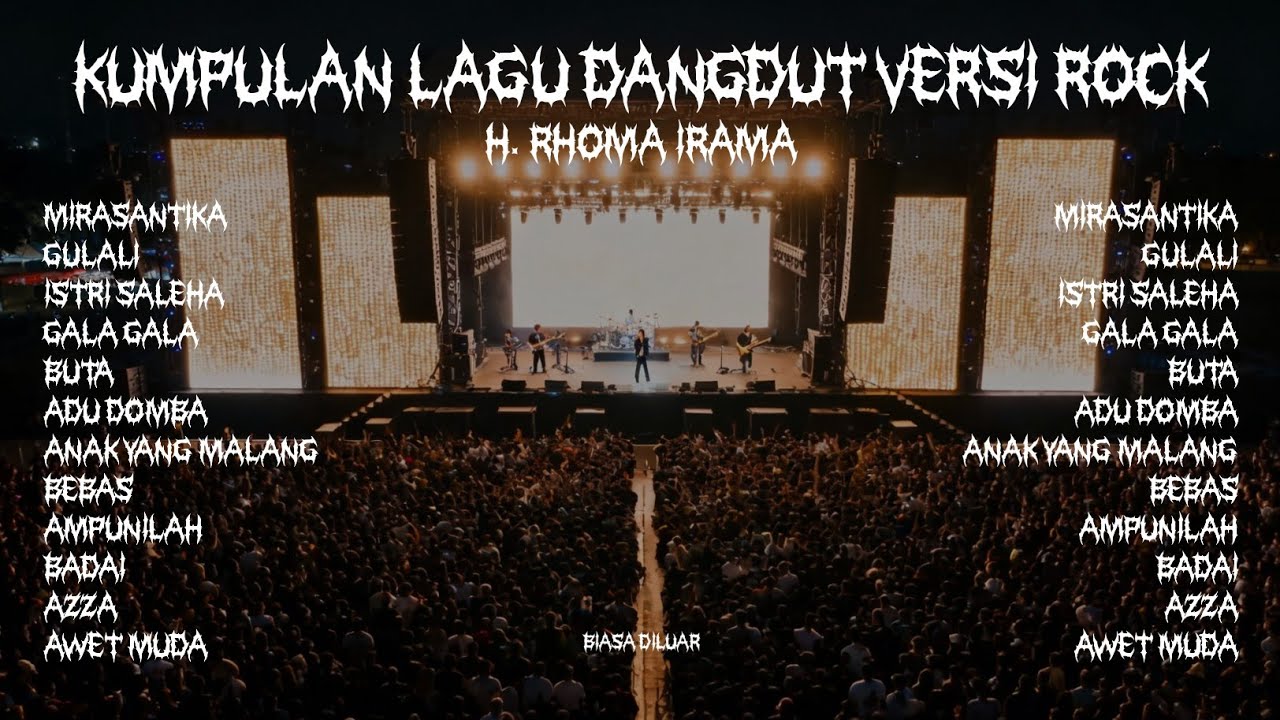 Kumpulan 12 Lagu Dangdut Versi Rock H Rhoma Irama Paling Populer