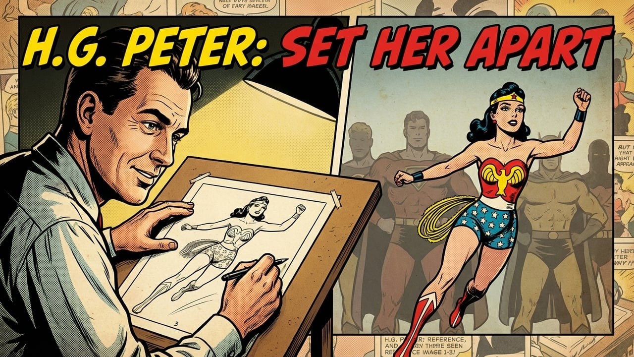 How Wonder Woman’s Early Art Style Set Her Apart