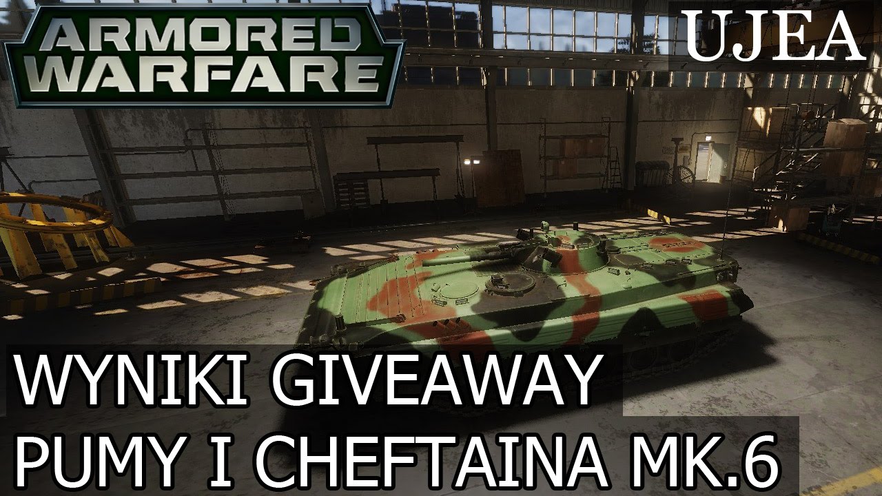 Informacje o losowaniach Chieftain MK. 6 i BWP-1 PUMA.