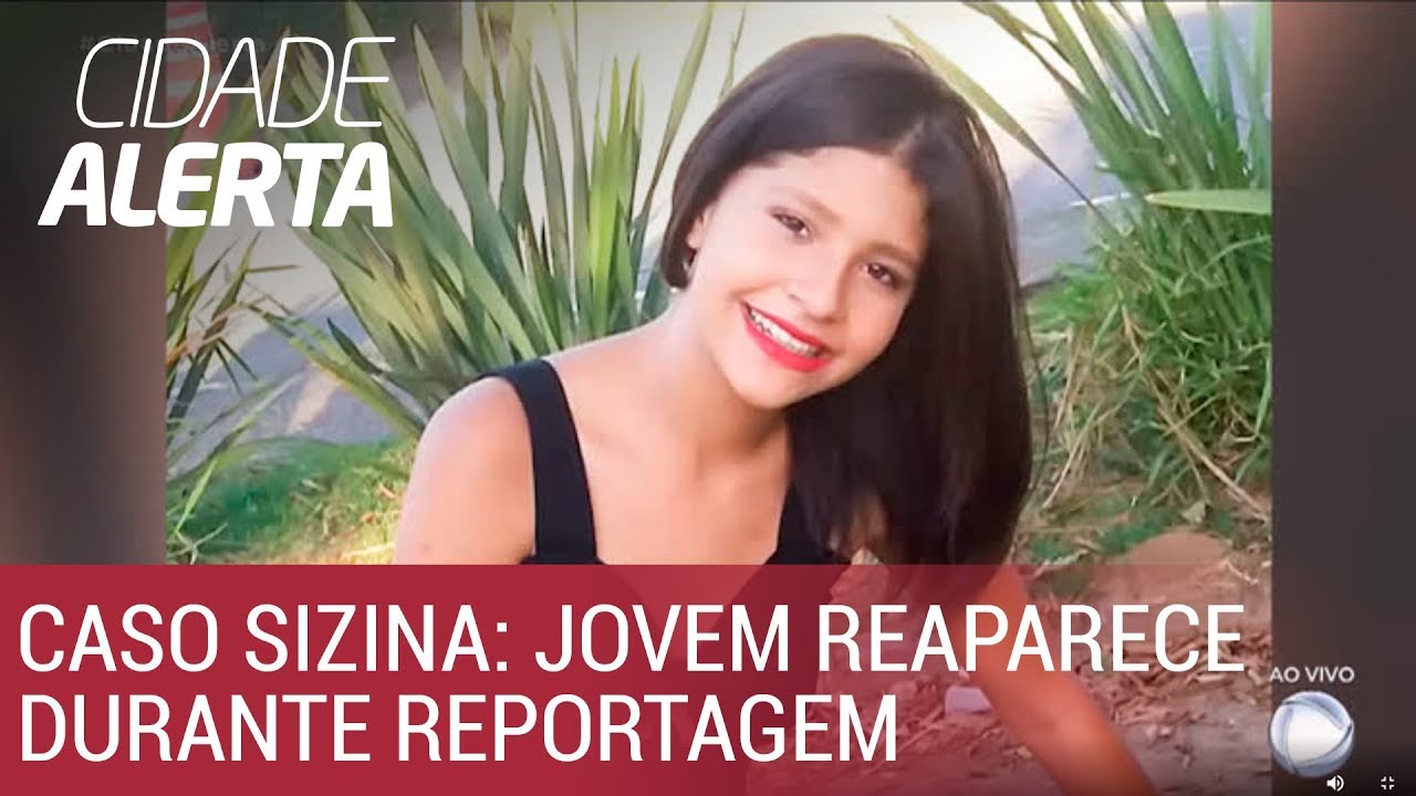 Caso Sizina: jovem de 14 anos reaparece durante reportagem do Cidade Alerta