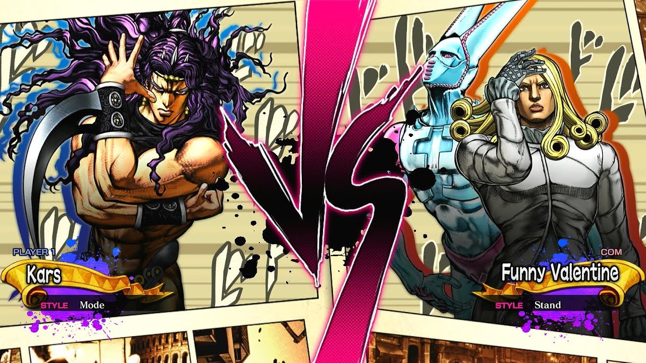Jojo ASBR What If Kars vs Funny Valentine