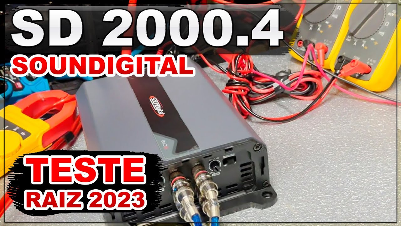 Módulo Amplificador SOUNDIGITAL SD 20004 EVO 5 - Review e Teste 2023