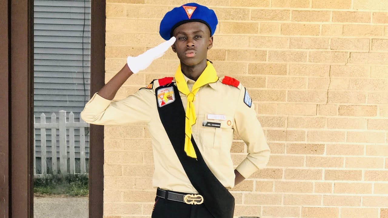 Elwell sda church Pathfinder's captain marching drills 19