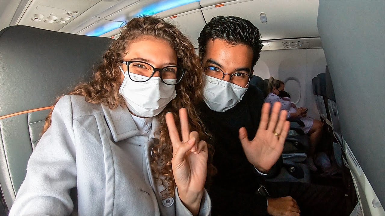Nunca tínhamos viajado e essa foi nossa PRIMEIRA VIAGEM DE AVIÃO!