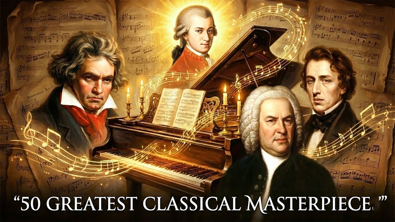 50 Most Best of Classical Music for the Soul 🎼 Mozart, Beethoven, Chopin, Bach