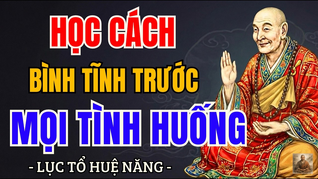 Học cách bình tĩnh trước mọi tình huống, một phút nóng giận có thể hỏng cả đời | Lục Tổ Huệ Năng