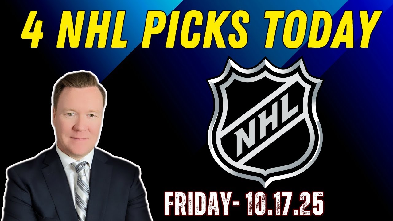 Friday 4 NHL Betting Picks l 10/17/25 l Vernon&rsquo;s Best NHL Bets, Expert Picks and Predictions