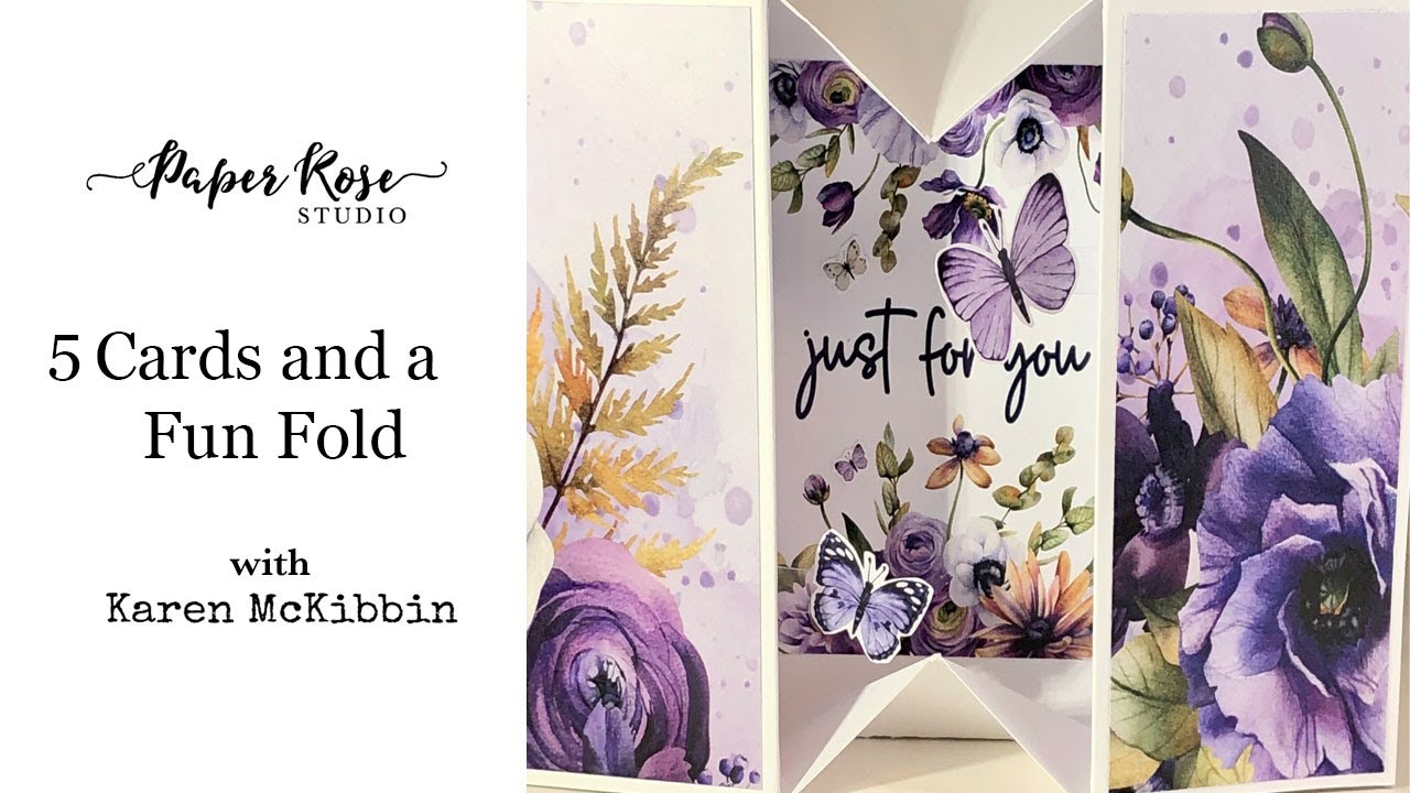 Paper Rose Studio | 5 Cards and a Fun New Card Fold