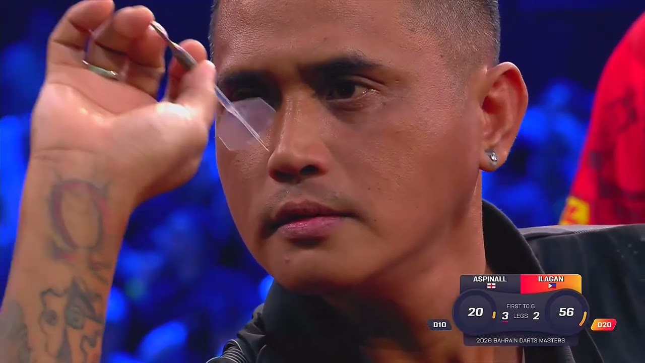 NATHAN ASPINALL VS LOURENCE ILAGAN HIGHLIGHTS 2026 BAHRAIN DARTS MASTERS