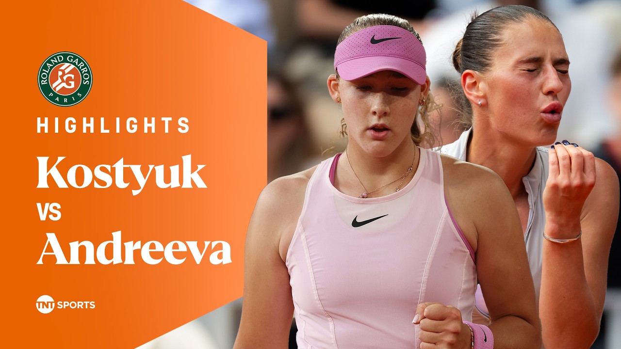 Marta Kostyuk vs Mirra Andreeva | Semi-Final | Roland Garros 2026 Extended Highlights 🇫🇷