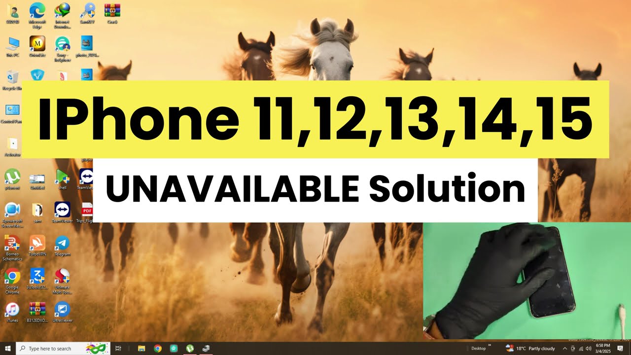 IPhone Unavailable Lock Screen Solution All Model , Very Easy
