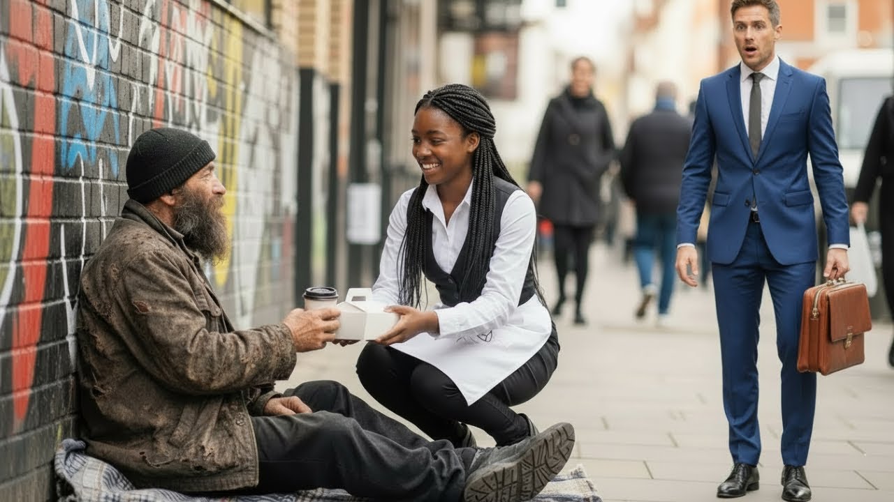 Black Waitress Brought Food To A Homeless Man Everyday — One Day A Billionaire Knocked On Her Door