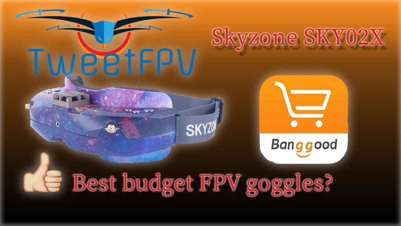 Skyzone SKY 02x FPV goggles 🏁🔥👍