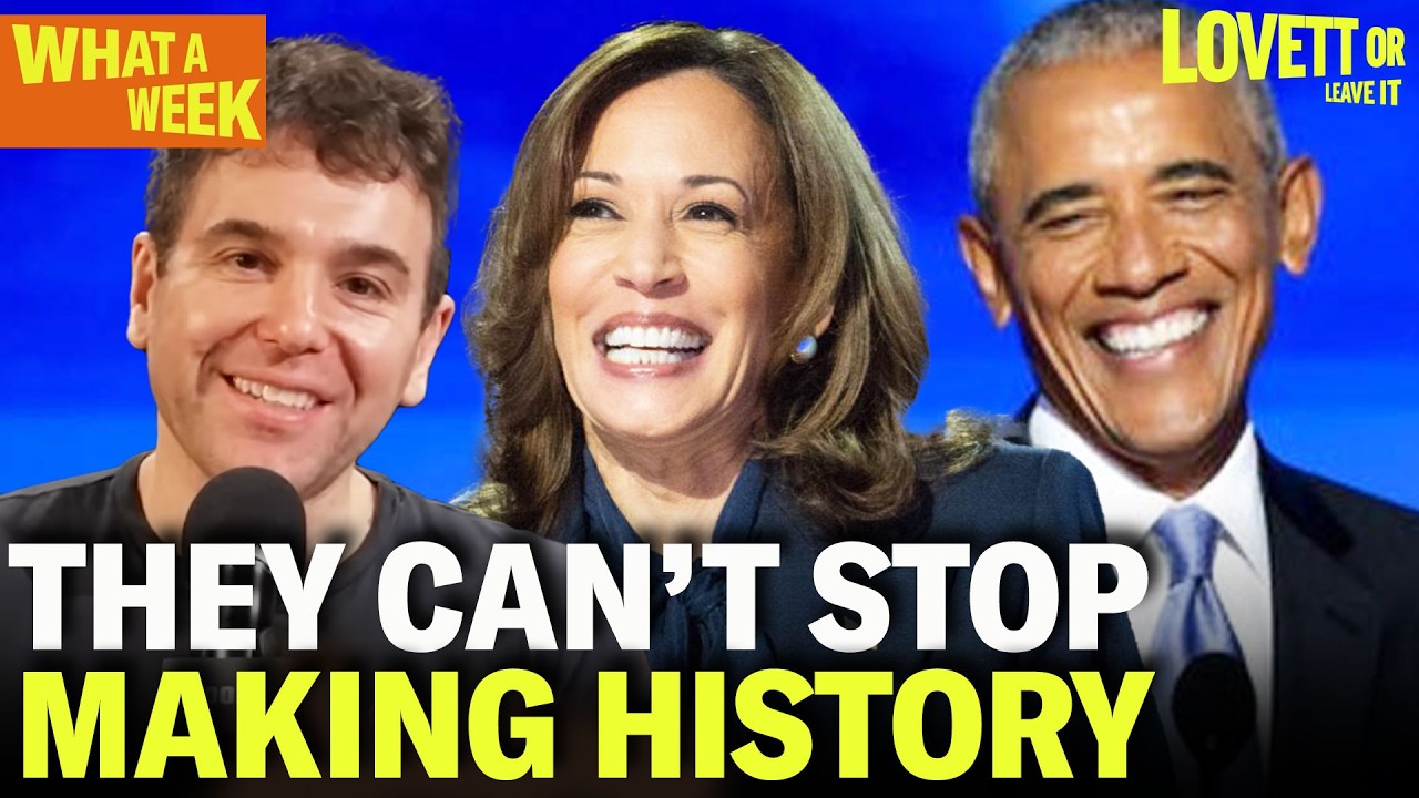 Kamala Harris Makes History, Obama Makes a D*ck Joke, and RFK Jr. Drops Out in Big DNC Week
