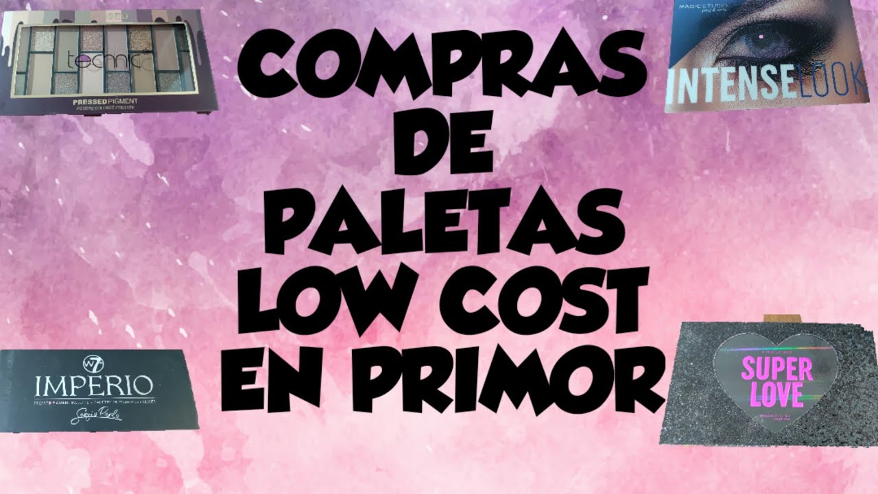 Haul de Paletas Primor #W7 Imperio #technic Exposed #Magic Studio