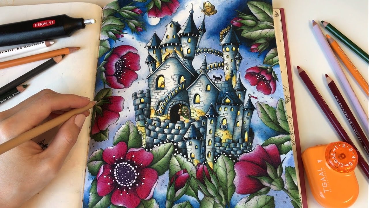 Midnight | Carovne Lahodnosti (Magical Delights) Coloring Book by Klara Markova