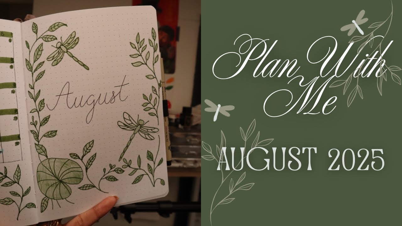 August Bullet Journal Setup 2025🍃