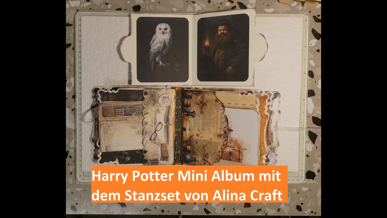 Harry Potter Mini Album mit dem tollen Stanzset Alina Craft von Temu Teil 2