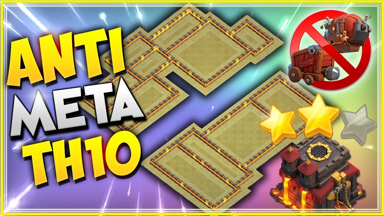 Base de Guerra 2018 TH10/War Base TH10 Anti 3 + Replays | Diseños de Aldeas | Clash of Clans |
