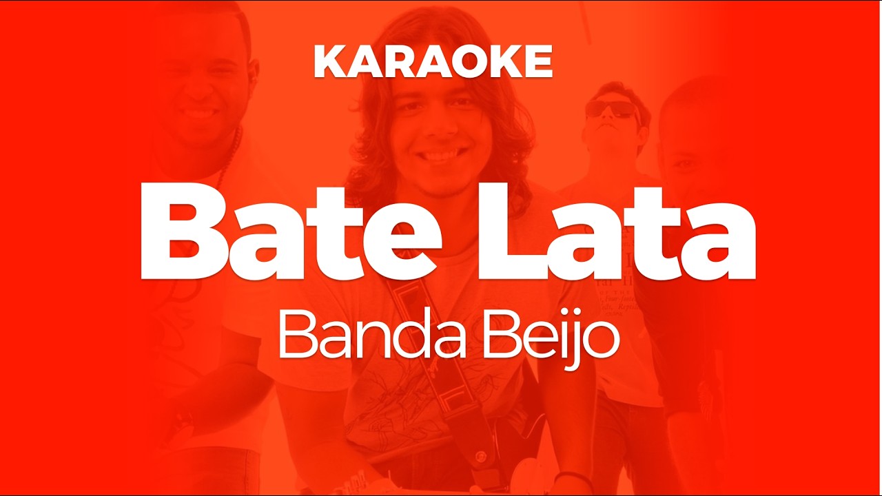Karaoke Bate Lata - Banda Beijo | Original Key (Cover with Backing Vocals)