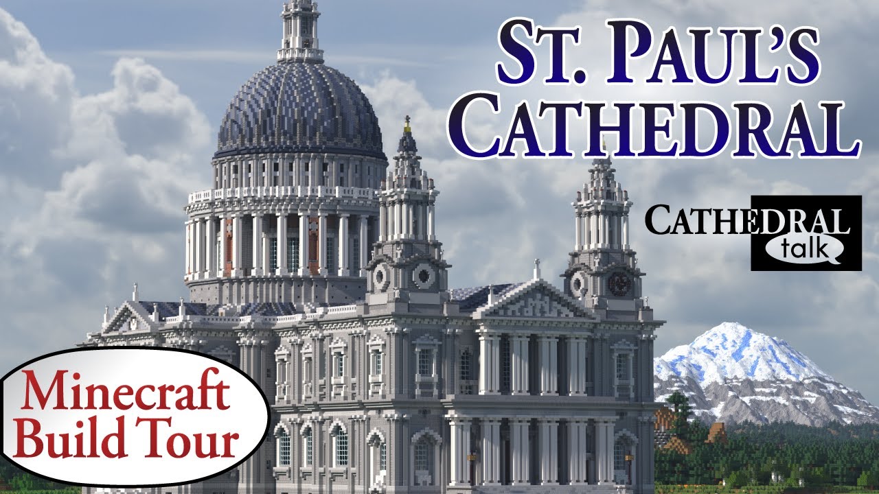 THSchutt's St. Paul's Cathedral (1:1 scale) Minecraft Replica (2024) Build Tour