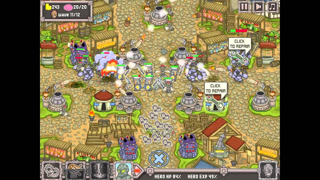 Zombie Crusade Level 8 - Second BOSS