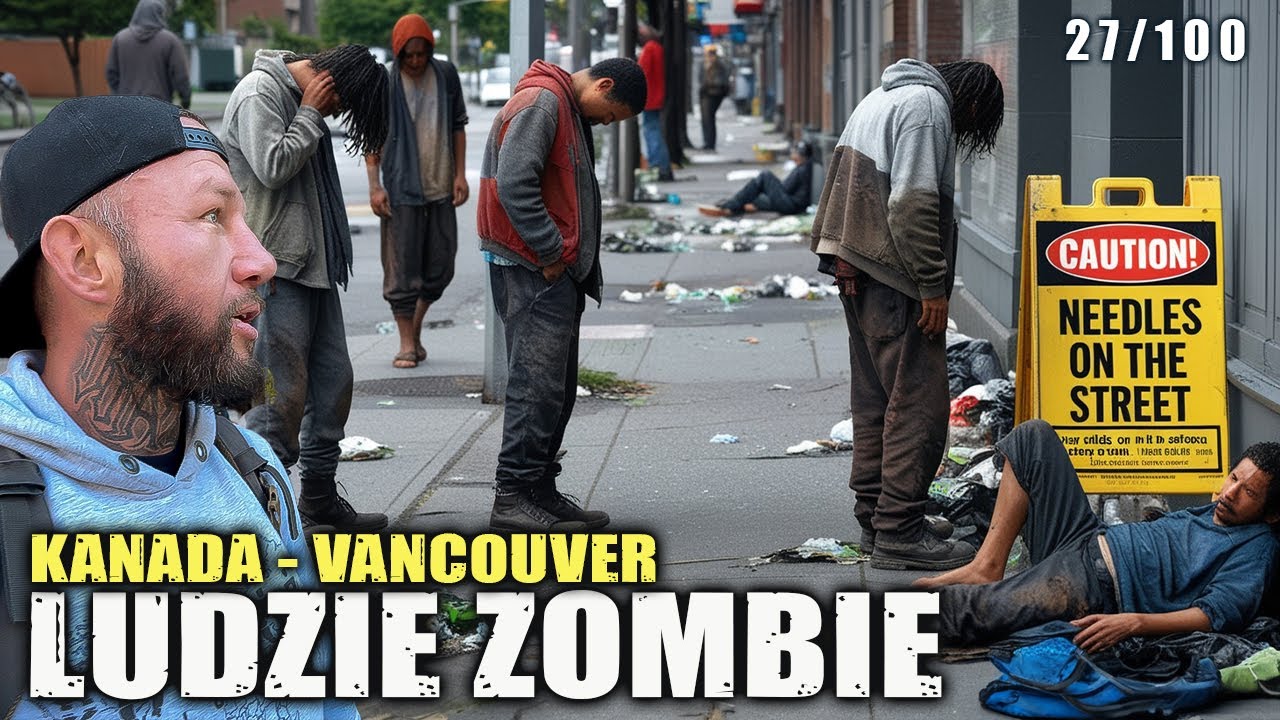 UΡΑDΕΚ Ιudzkοści. Ludzie ΖΟΜBΙΕ na Ulicach Vancouver. ΜΕDΙΑ ΜiΙczą i Ukrywają! (Wakacje w KANADZIE)