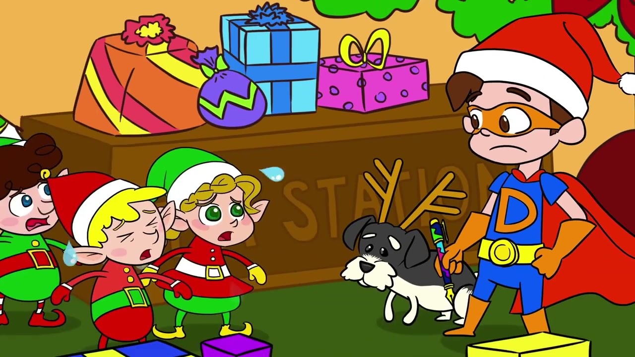Super Drew Star Wars Special - Attack on Santa's WiNTER WORKSHOP🎄The Stupendous Drew Pendous Cartoon