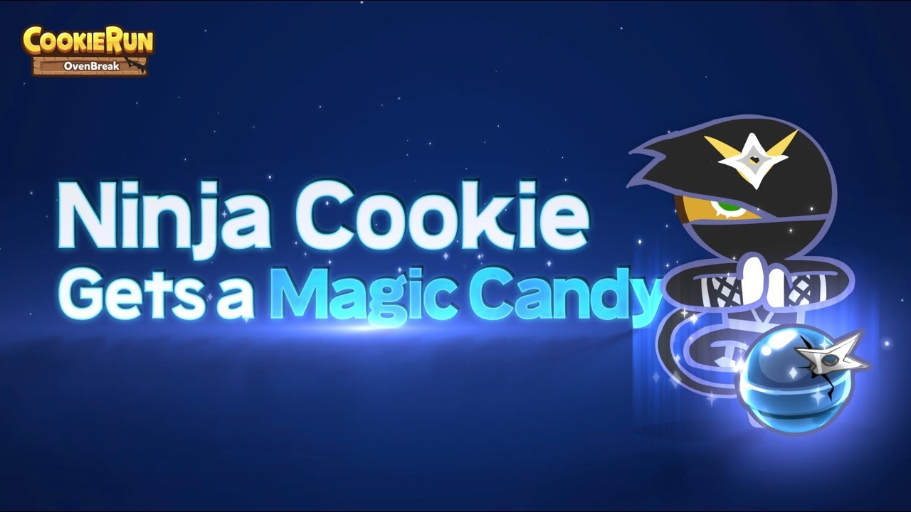 Ninja Cookie gets a Magic Candy!