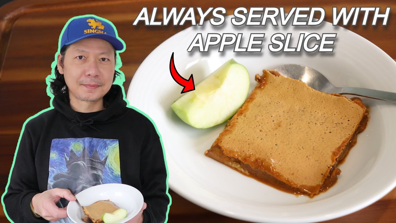 Gypsy Tart - Regional UK dessert always served with a slice of apple. Why?