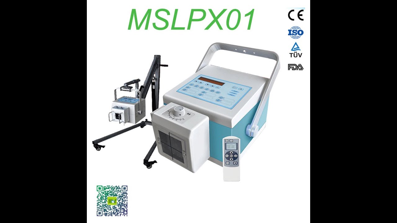 Digital portable x-ray machine MSLPX01 operational video