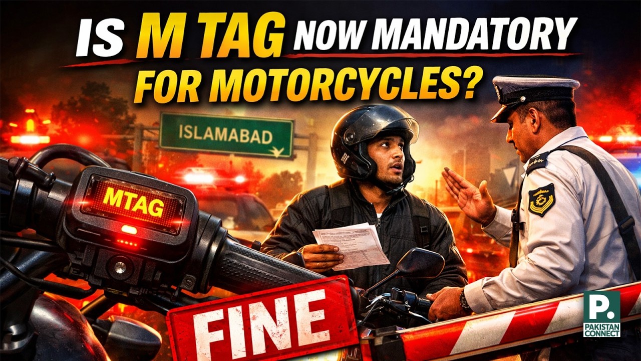 Is M TAG Now Mandatory for Motorcycles | Islamabad | Isma Shaukat | Pakistan Connect