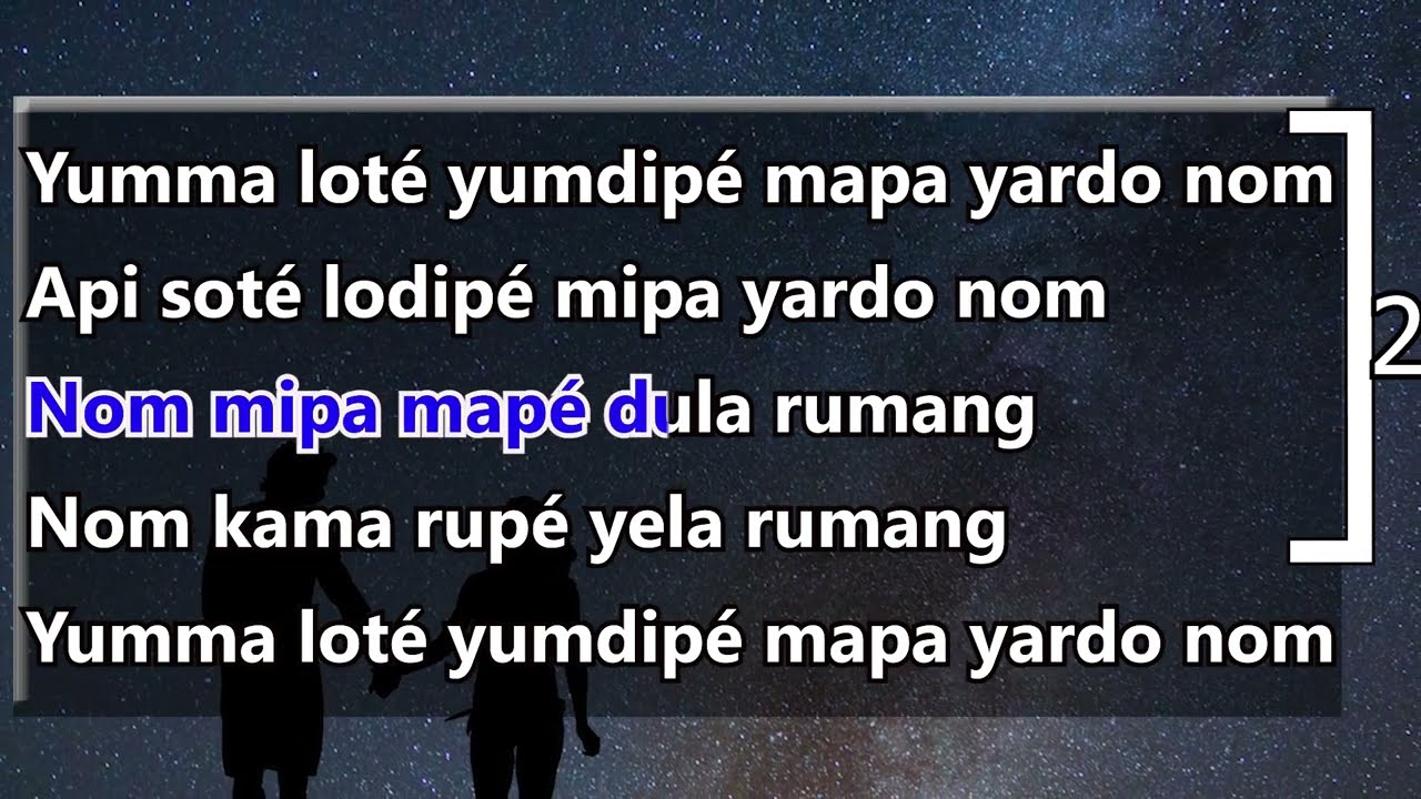 Yumma lote scrolling karaoke