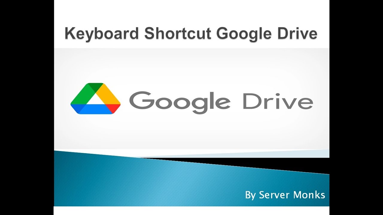 Keyboard Shortcut Google Drive  | Keyborad Shortcut