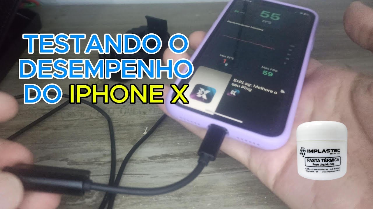 TESTANDO O DESEMPENHO DO IPHONE X