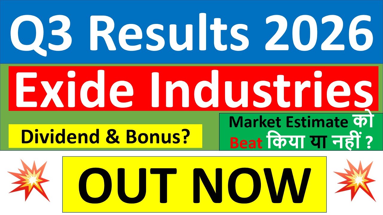Exide Industries q3 results 2026 | Exide Industries results today | Exide Industries Share News
