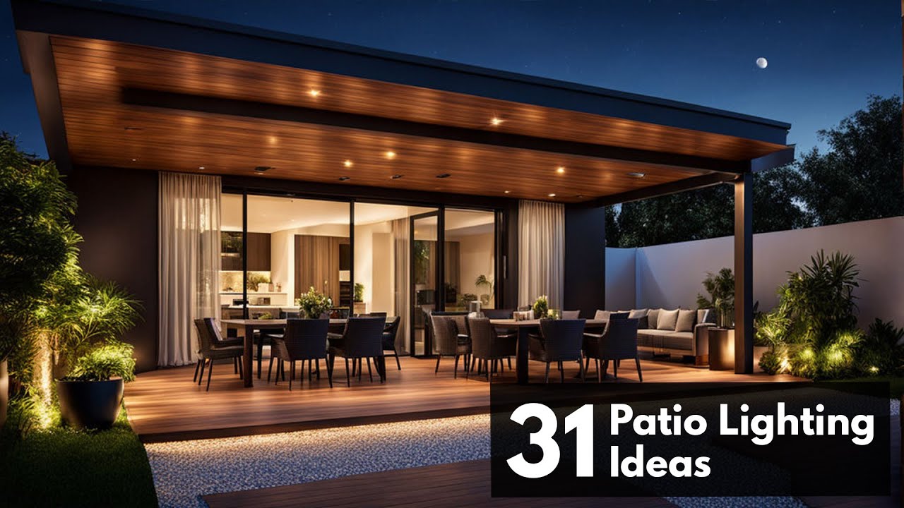 31 Patio Lighting Ideas for Enhanced Backyard Ambience, Aesthetics and Visibility